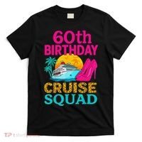 60th Birthday Cruise Squad 60 Years Old Vacation Party Group Gift T-Shirt thumb 0