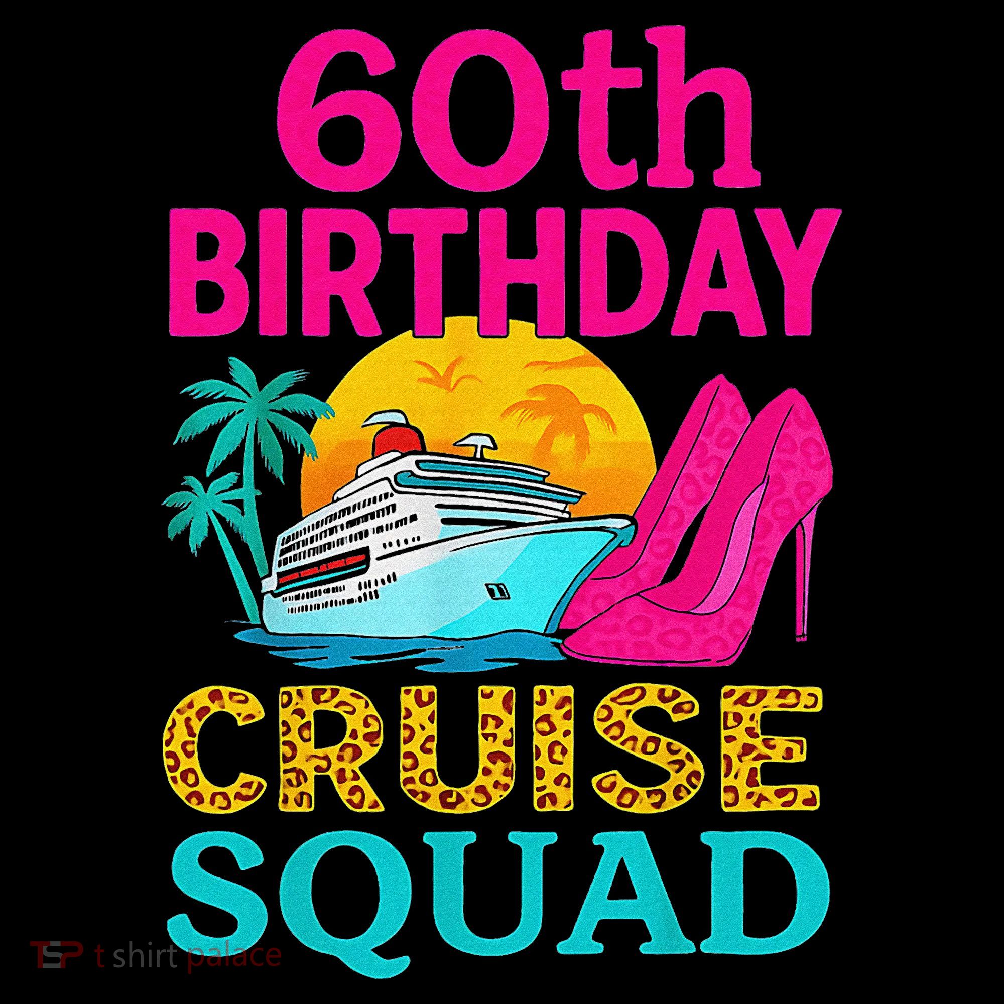 60th Birthday Cruise Squad 60 Years Old Vacation Party Group Gift Coffee Mug