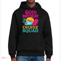 60th Birthday Cruise Squad 60 Years Old Vacation Party Group Gift District V.I.T. Heavyweight Hoodie thumb 0