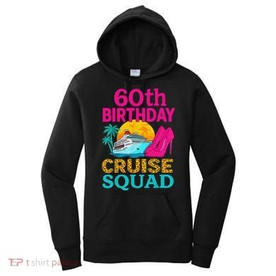 60th Birthday Cruise Squad 60 Years Old Vacation Party Group Gift Women's Hoodie
