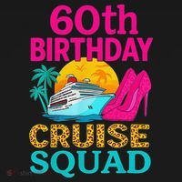 60th Birthday Cruise Squad 60 Years Old Vacation Party Group Gift Women's Hoodie thumb 2