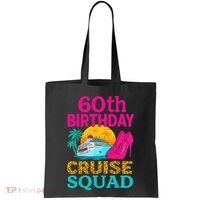 60th Birthday Cruise Squad 60 Years Old Vacation Party Group Gift Tote Bag thumb 0