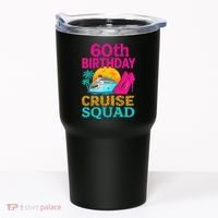 60th Birthday Cruise Squad 60 Years Old Vacation Party Group Gift Tumbler thumb 0