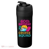 60th Birthday Cruise Squad 60 Years Old Vacation Party Group Gift 24oz Duet Stainless Steel Tumbler thumb 3