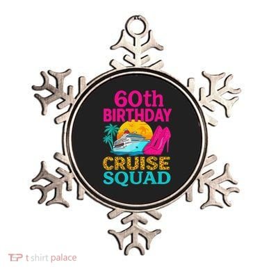 60th Birthday Cruise Squad 60 Years Old Vacation Party Group Gift Ornament
