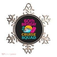 60th Birthday Cruise Squad 60 Years Old Vacation Party Group Gift Ornament thumb 0
