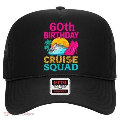60th Birthday Cruise Squad 60 Years Old Vacation Party Group Gift Hat