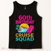60th Birthday Cruise Squad 60 Years Old Vacation Party Group Gift Tank Top thumb 2