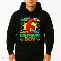 6th Birthday Comic Style 6 Year Old Gifts Hoodie thumb 2