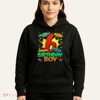 6th Birthday Comic Style 6 Year Old Gifts Hoodie thumb 5