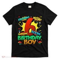 6th Birthday Comic Style 6 Year Old Gifts T-Shirt thumb 0