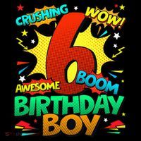6th Birthday Comic Style 6 Year Old Gifts Coffee Mug thumb 5