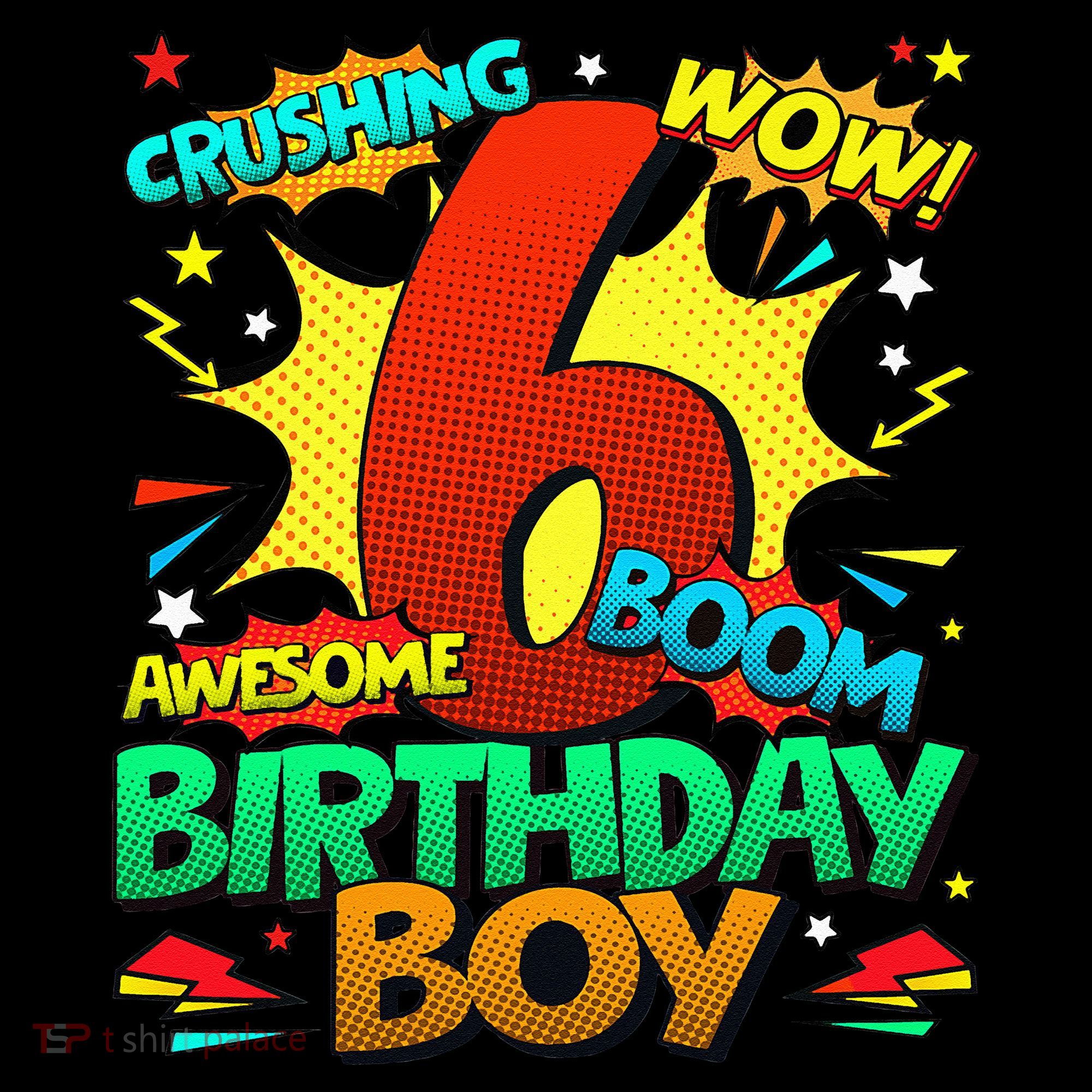 6th Birthday Comic Style 6 Year Old Gifts Coffee Mug