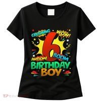 6th Birthday Comic Style 6 Year Old Gifts Women's T-Shirt thumb 0
