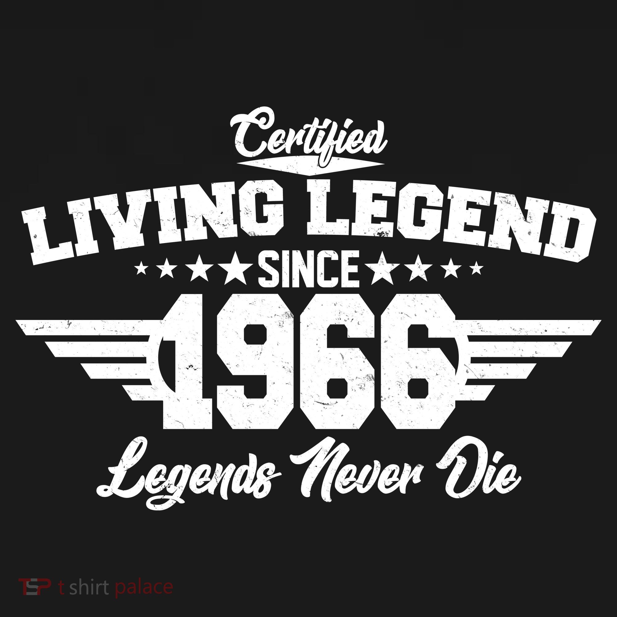 60th Birthday Certified Living Legend Since 1966 Legends Never Die Women's Hoodie
