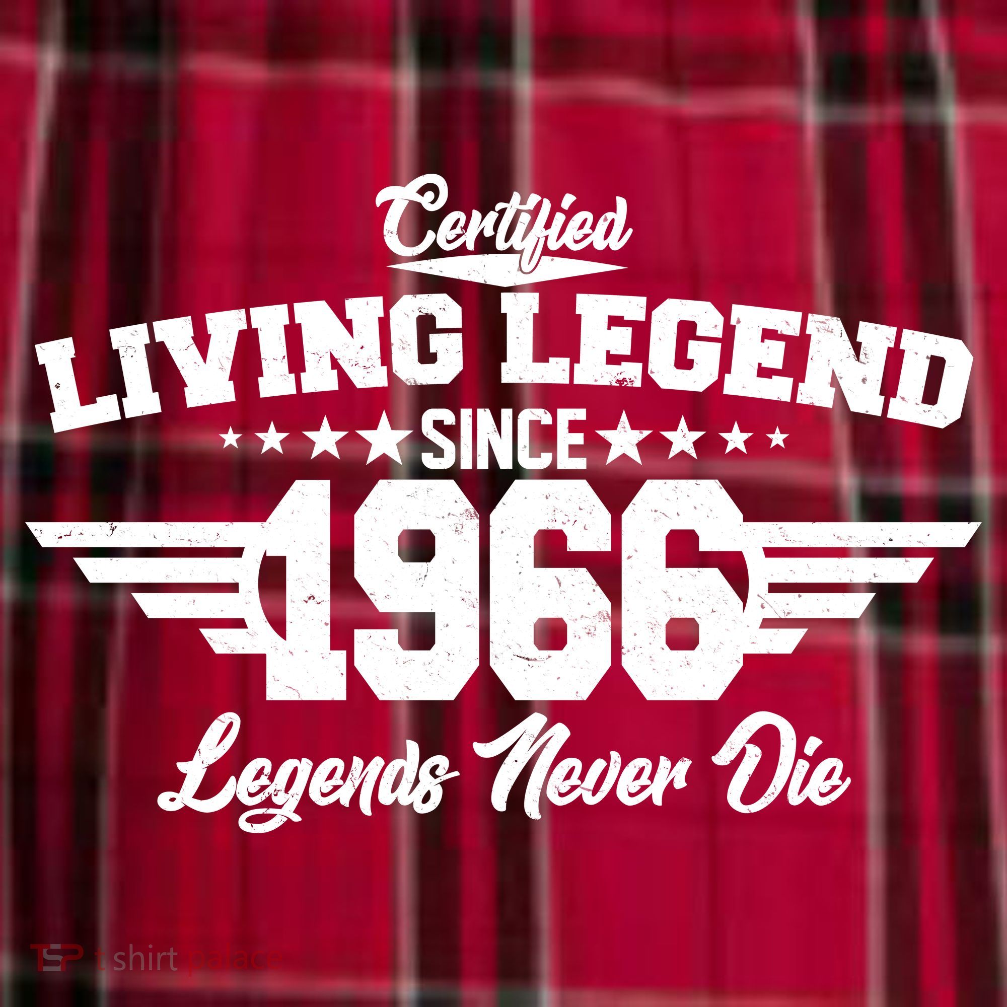 60th Birthday Certified Living Legend Since 1966 Legends Never Die Men's Flannel Plaid Pajama Pants