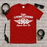 60th Birthday Certified Living Legend Since 1966 Legends Never Die T-Shirt thumb 5