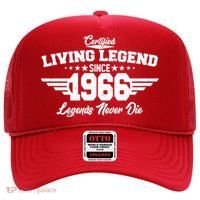 60th Birthday Certified Living Legend Since 1966 Legends Never Die Hat thumb 0