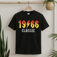 60th Birthday Classic 1966 Retro Rock Band T-Shirt thumb 2