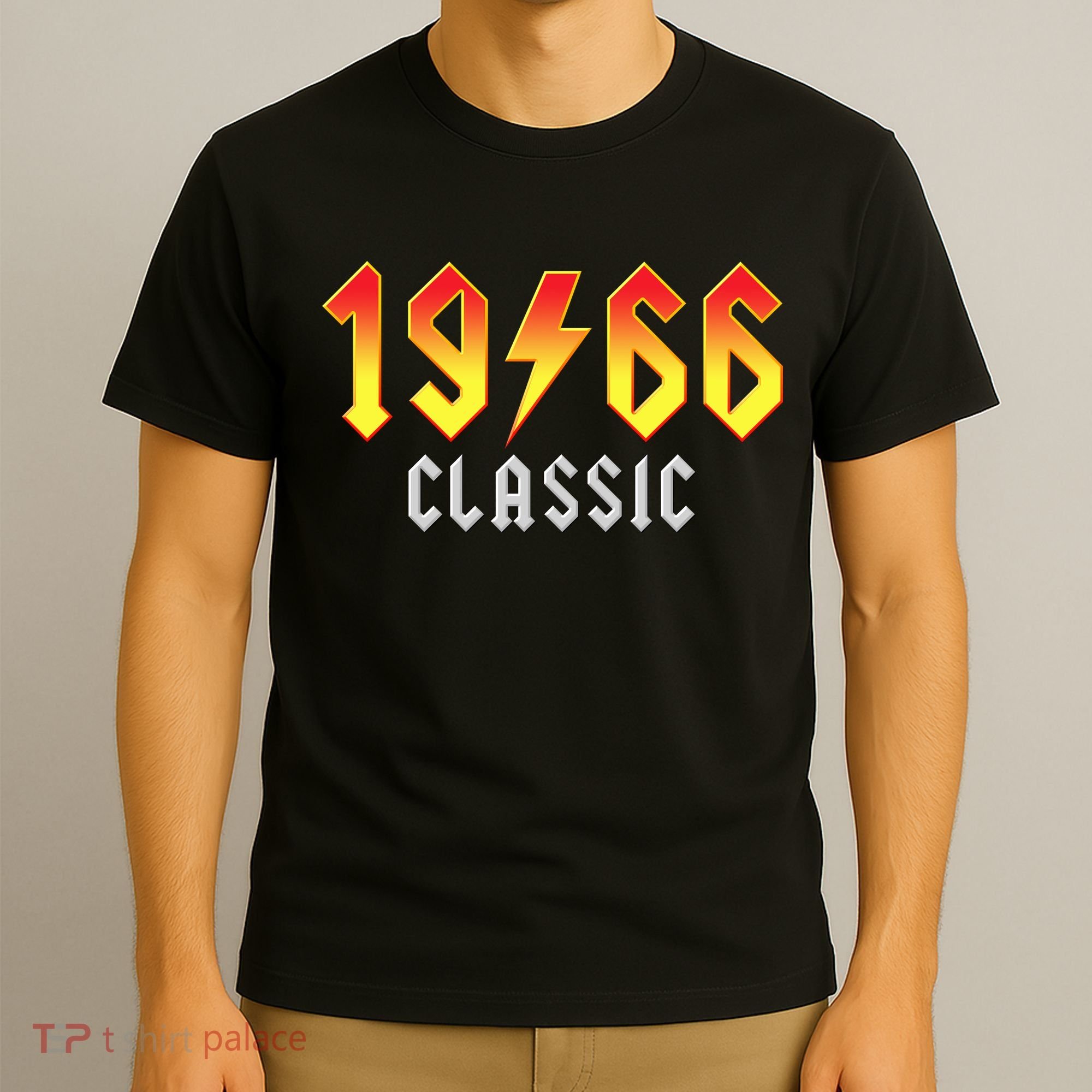 60th Birthday Classic 1966 Retro Rock Band T-Shirt