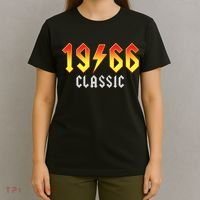 60th Birthday Classic 1966 Retro Rock Band T-Shirt thumb 4