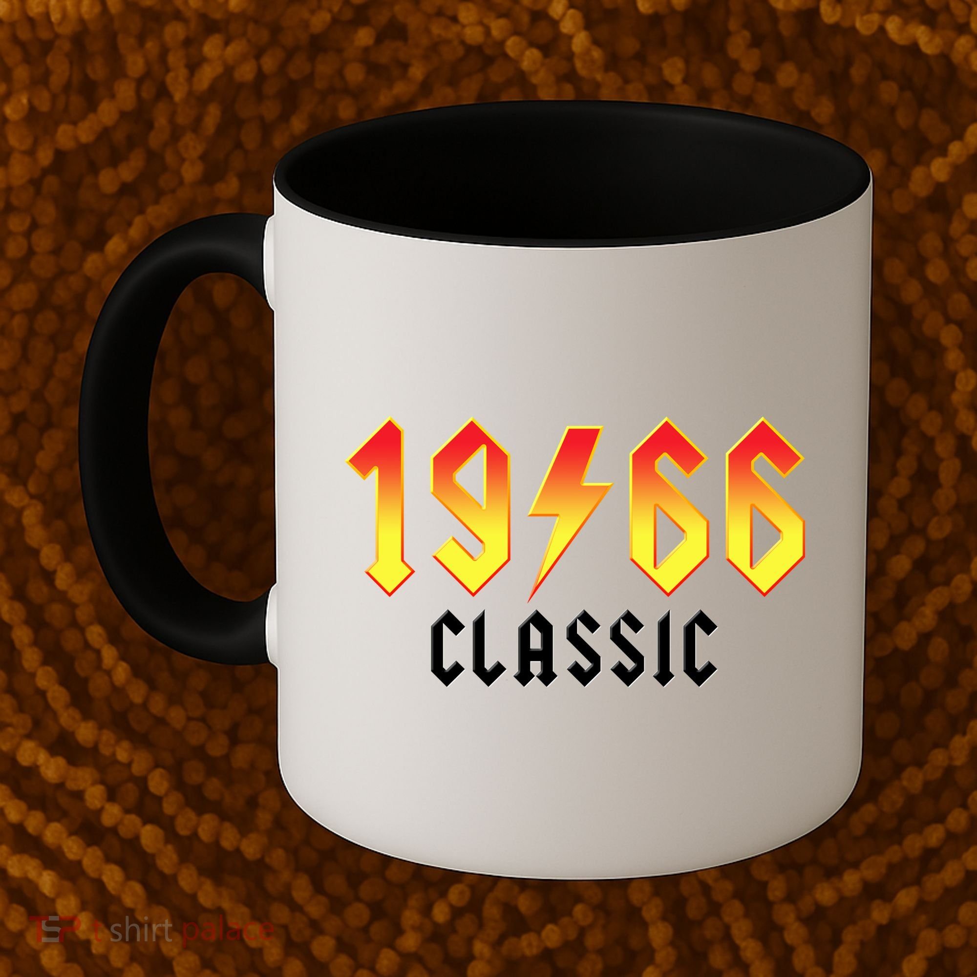 60th Birthday Classic 1966 Retro Rock Band Coffee Mug