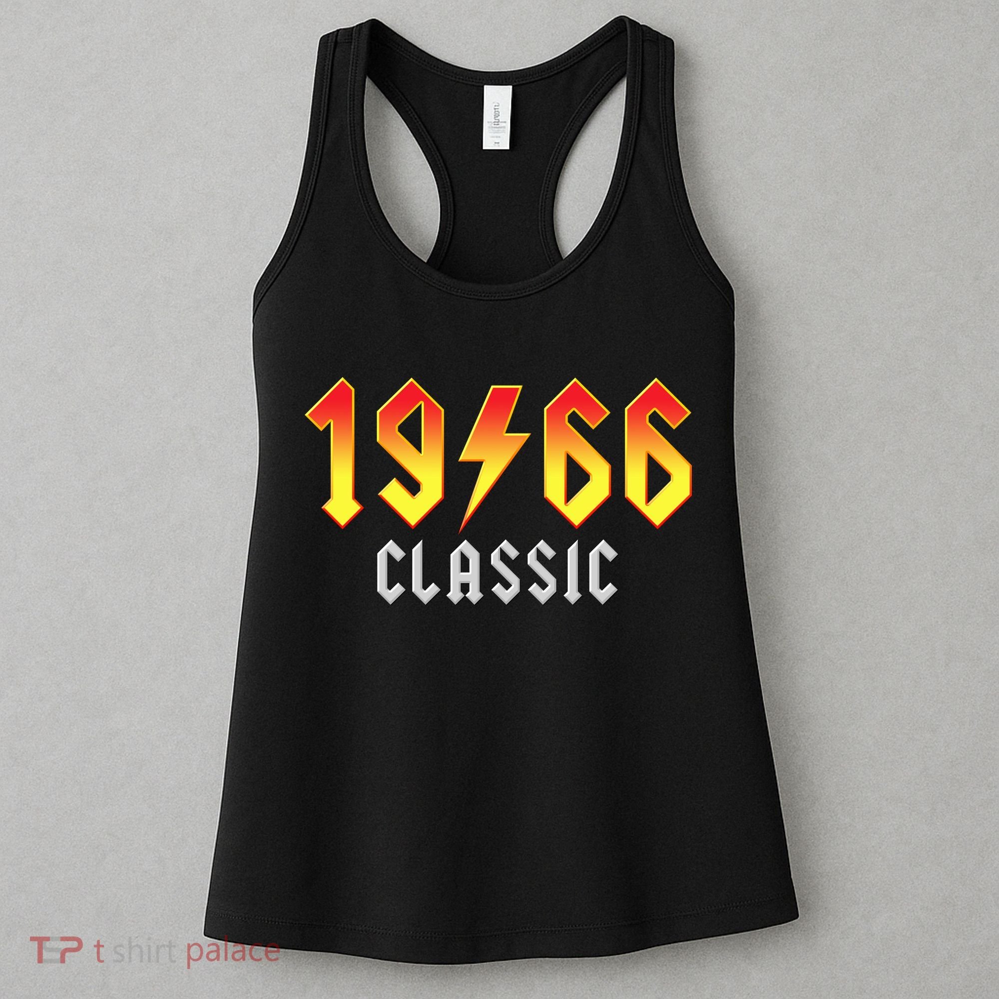 60th Birthday Classic 1966 Retro Rock Band Women's Tank Top