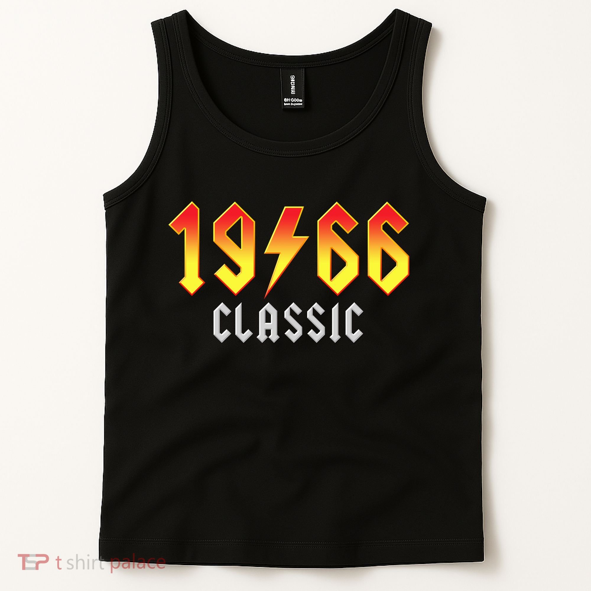 60th Birthday Classic 1966 Retro Rock Band Tank Top