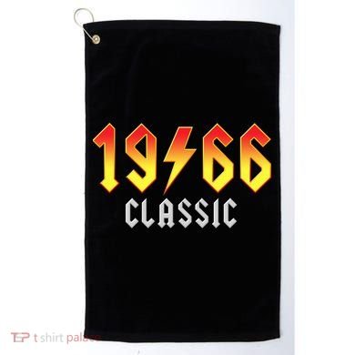 60th Birthday Classic 1966 Retro Rock Band Golf Towel