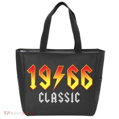 60th Birthday Classic 1966 Retro Rock Band Tote Bag