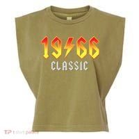 60th Birthday Classic 1966 Retro Rock Band Garment-Dyed Women's Muscle Tee thumb 0