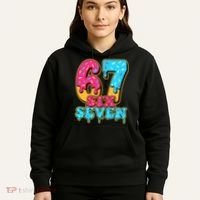 6-7 Baseball Drip Number 67 Player Or 67th Birthday Meme Hoodie thumb 5
