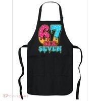 6-7 Baseball Drip Number 67 Player Or 67th Birthday Meme Apron thumb 0
