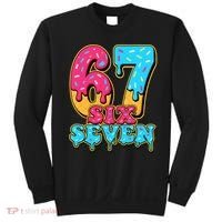 6-7 Baseball Drip Number 67 Player Or 67th Birthday Meme Sweatshirt thumb 0