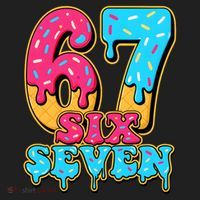 6-7 Baseball Drip Number 67 Player Or 67th Birthday Meme Beanie thumb 2