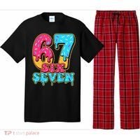 6-7 Baseball Drip Number 67 Player Or 67th Birthday Meme Pajama Set thumb 0