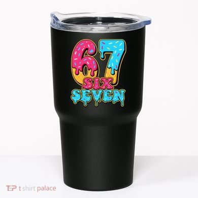 6-7 Baseball Drip Number 67 Player Or 67th Birthday Meme Tumbler