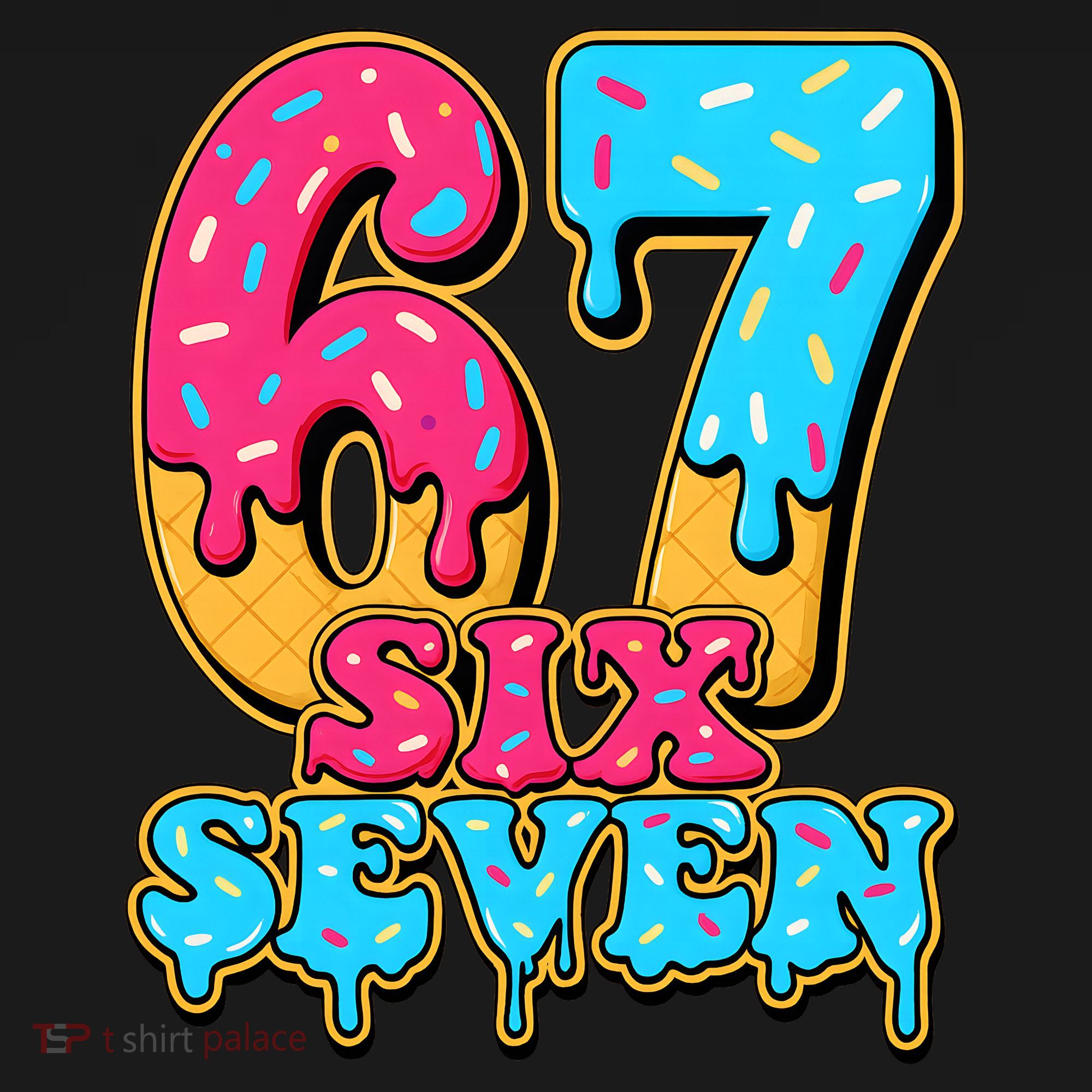 6-7 Baseball Drip Number 67 Player Or 67th Birthday Meme Baby Bodysuit