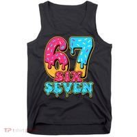 6-7 Baseball Drip Number 67 Player Or 67th Birthday Meme Tank Top thumb 0