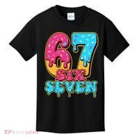 6-7 Baseball Drip Number 67 Player Or 67th Birthday Meme Kids T-Shirt thumb 0