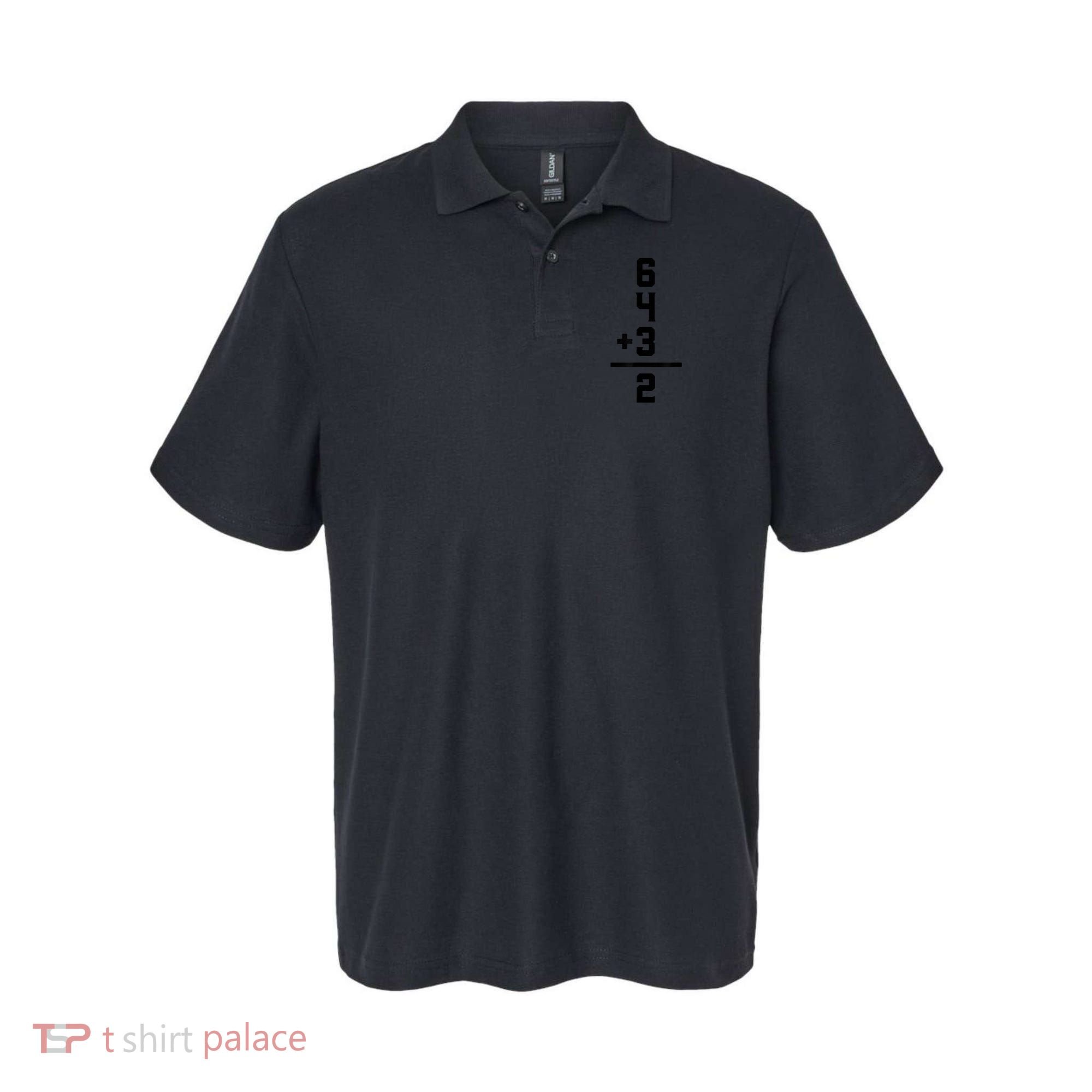 6432 Baseball Double Play Funny Baseball 6 4 3 2 Polo