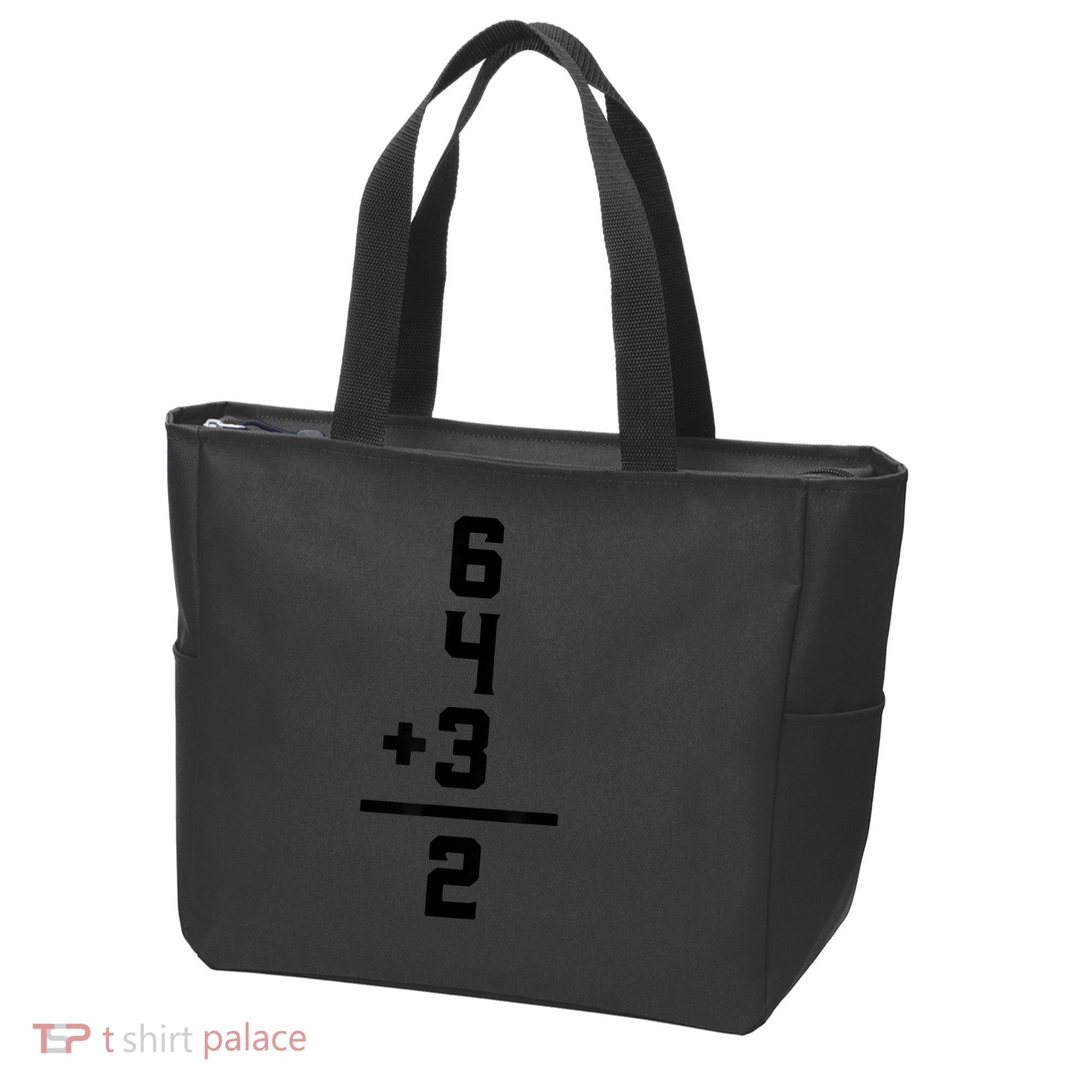 6432 Baseball Double Play Funny Baseball 6 4 3 2 Tote Bag