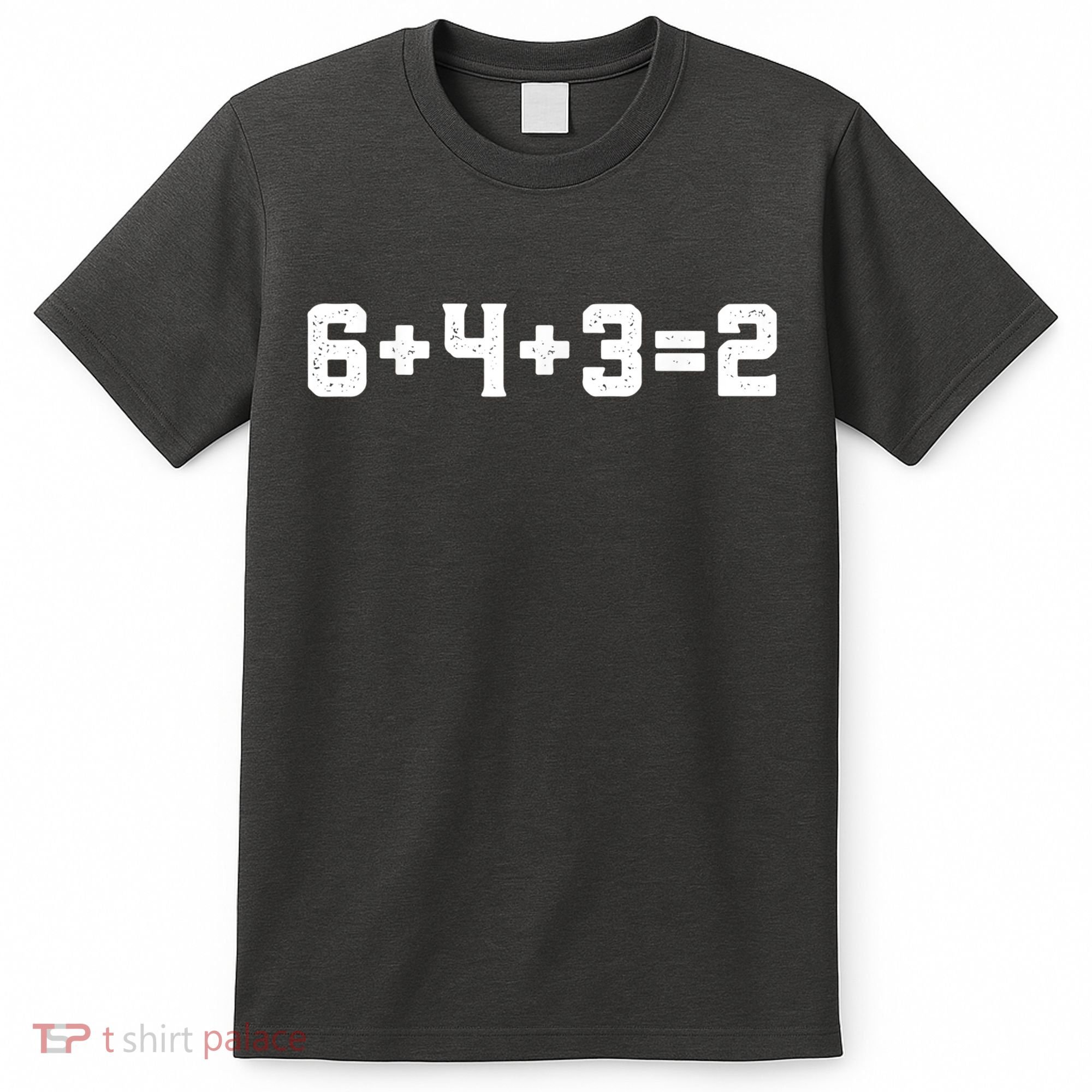 6432 Baseball Double Play Funny Baseball 6 4 3 2 T-Shirt