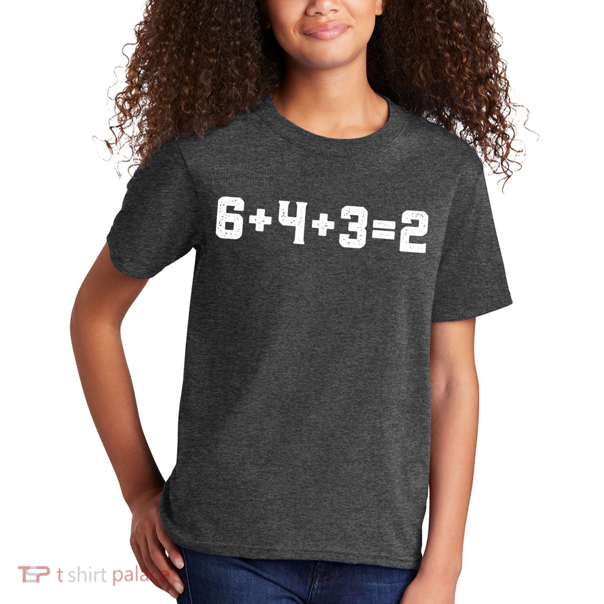6432 Baseball Double Play Funny Baseball 6 4 3 2 Kids T-Shirt