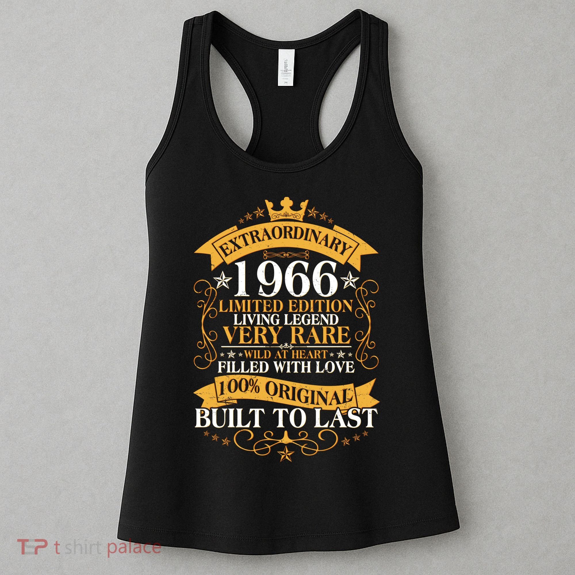 60th Birthday Extraordinary 1966 Limited Edition Living Legend Very Rare  Women's Tank Top