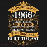 60th Birthday Extraordinary 1966 Limited Edition Living Legend Very Rare  Tank Top thumb 6