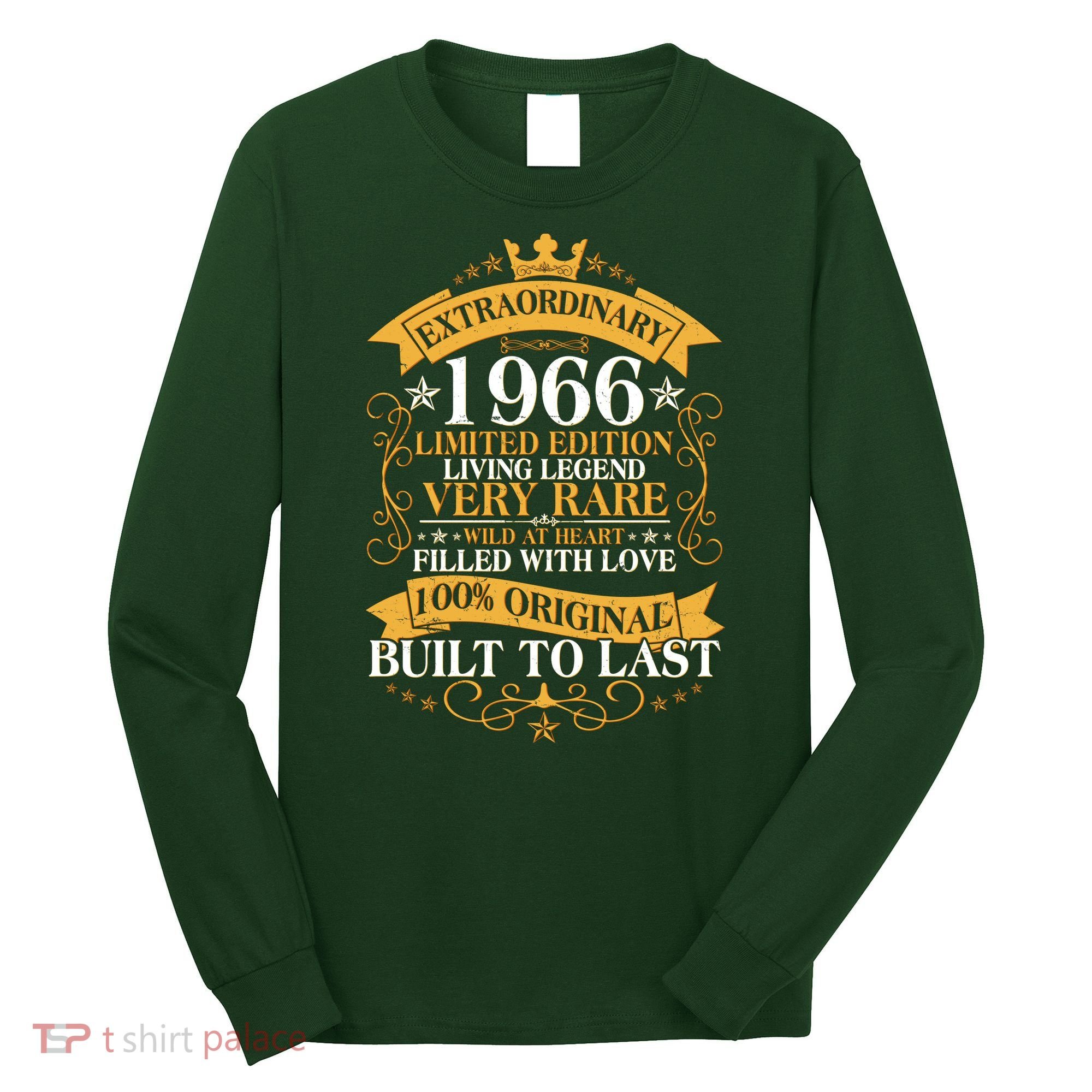60th Birthday Extraordinary 1966 Limited Edition Living Legend Very Rare  Long Sleeve Shirt