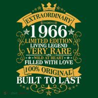 60th Birthday Extraordinary 1966 Limited Edition Living Legend Very Rare  Pajama Set thumb 2