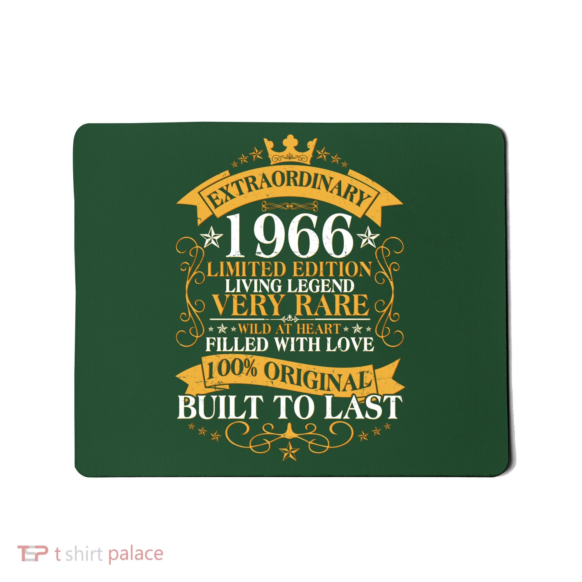 60th Birthday Extraordinary 1966 Limited Edition Living Legend Very Rare  Mousepad