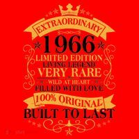 60th Birthday Extraordinary 1966 Limited Edition Living Legend Very Rare  Santa Hat thumb 1